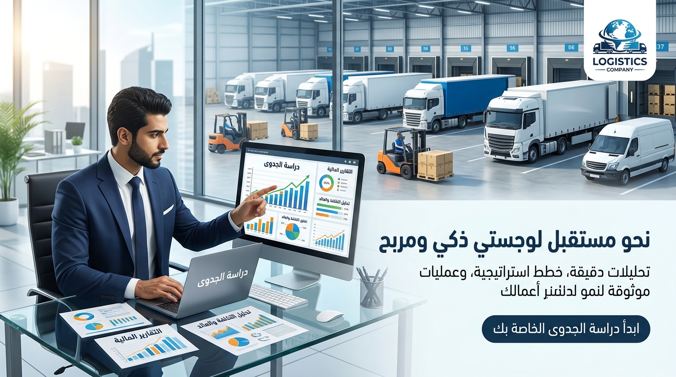 دراسة جدوى مشروع شركة شحن وخدمات لوجستية وأهم عوامل النجاح