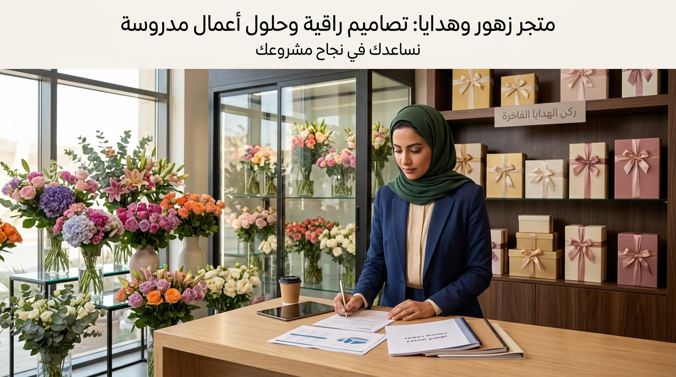 دراسة جدوى مشروع محل ورد وهدايا وأهم عوامل النجاح