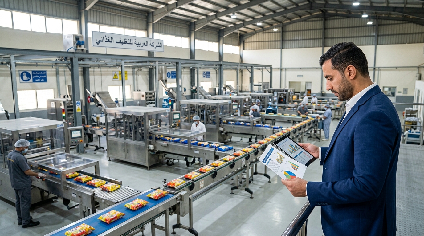دراسة جدوى مشروع مصنع تعبئة وتغليف المواد الغذائية