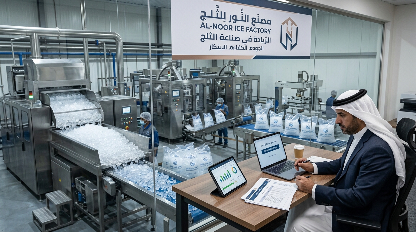 دراسة جدوى مشروع مصنع ثلج وأهم عوامل النجاح
