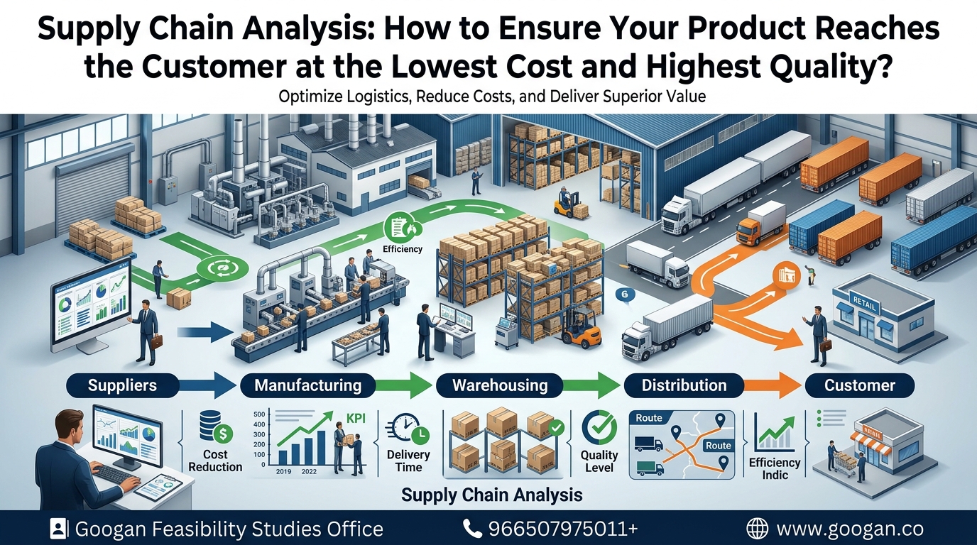 تحليل سلسلة التوريد (Supply Chain Analysis): كيف تضمن وصول منتجك للعميل بأقل تكلفة وأعلى جودة؟