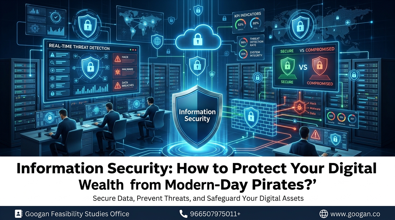 أمن المعلومات (Information Security): كيف تحمي ثروتك الرقمية من قراصنة العصر الحديث؟