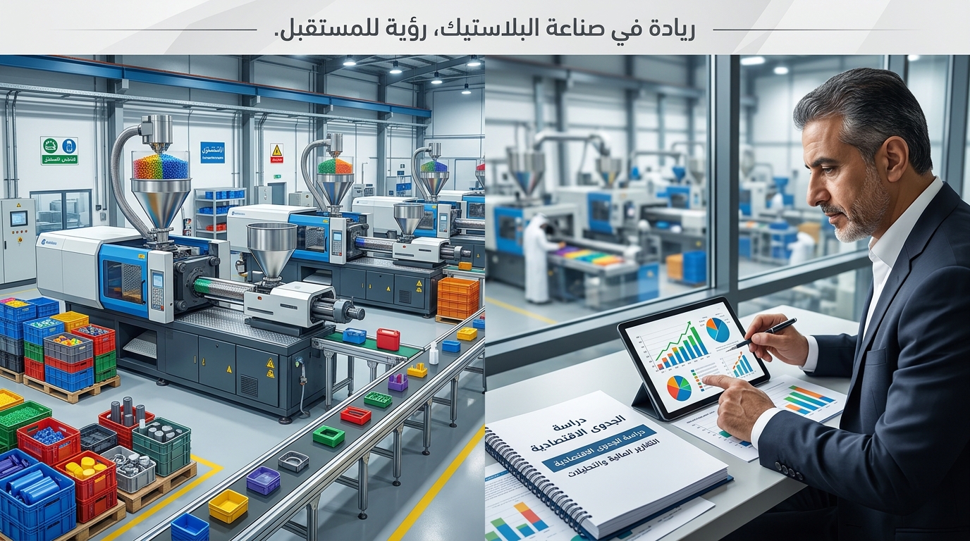 دراسة جدوى مشروع مصنع بلاستيك وأهم عوامل النجاح